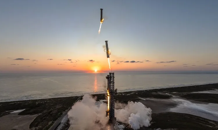 SpaceX tham vọng dùng 'đũa gắp' khổng lồ thu hồi tầng trên của siêu tên lửa Starship