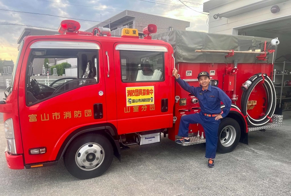 Người Việt đầu tiên vào đội cứu hỏa tình nguyện Toyama