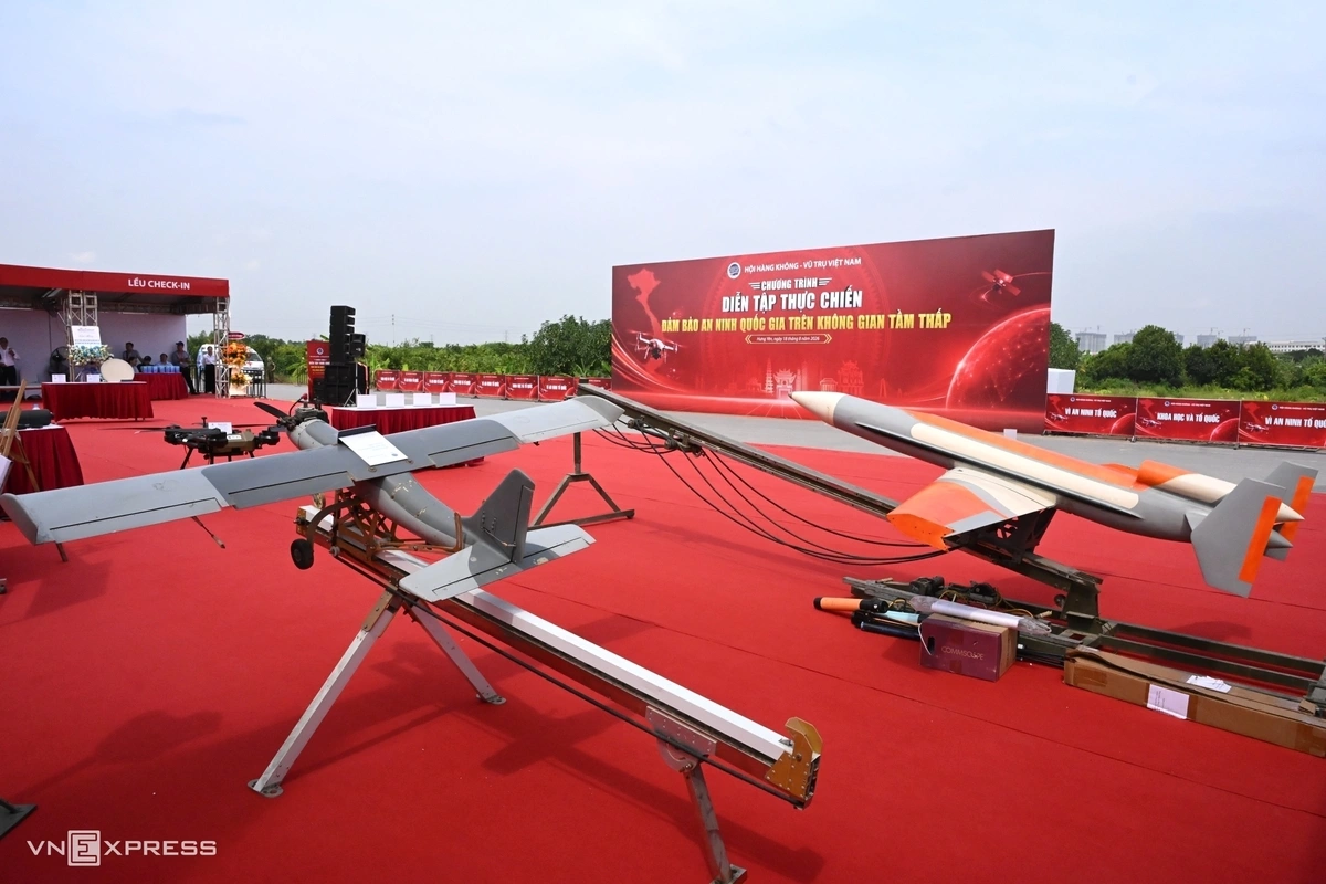 Hội Hàng không Vũ trụ Việt Nam thao diễn loạt UAV tự phát triển: Tốc độ tới 330 km/h, tích hợp AI tự động săn mục tiêu