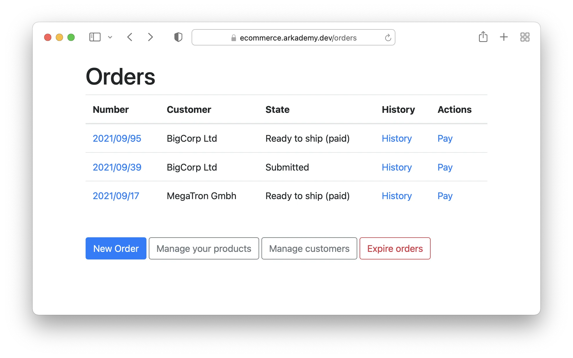 RailsEventStore/ecommerce: Application with CQRS and Event Sourcing built on Rails and Rails Event Store